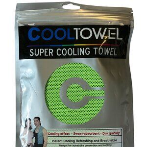 Cool Towel Green Super Cooling Towel for Sports, Outdoor and Recreation